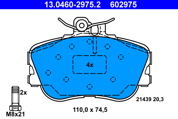 ATE Remblokset 13.0460-2975.2