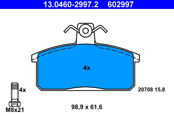 ATE Remblokset 13.0460-2997.2