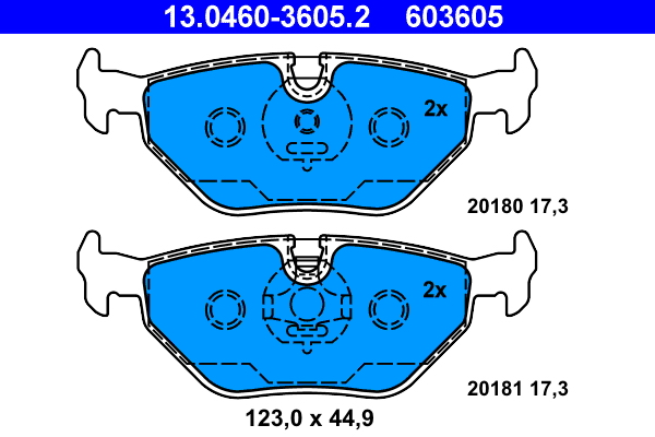 ATE Remblokset 13.0460-3605.2