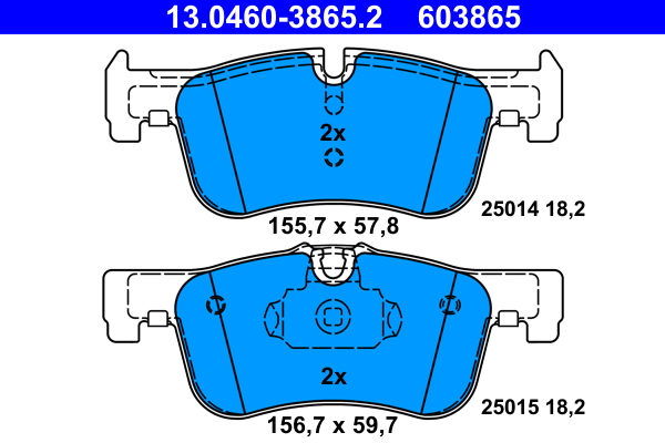 ATE Remblokset 13.0460-3865.2