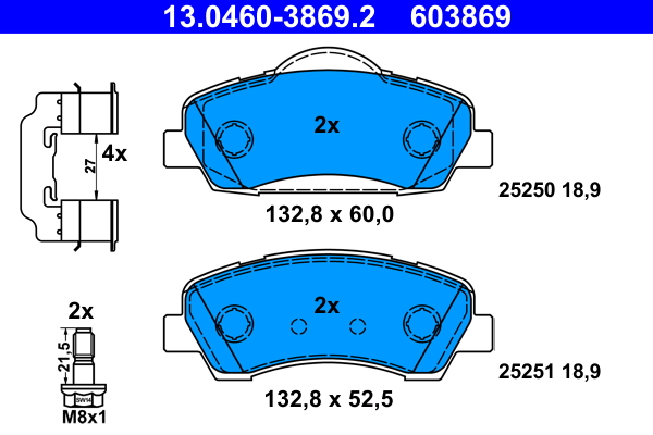 ATE Remblokset 13.0460-3869.2