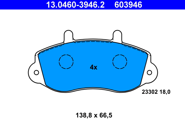 ATE Remblokset 13.0460-3946.2