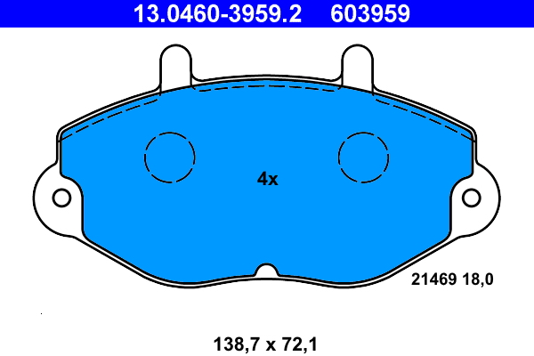 ATE Remblokset 13.0460-3959.2