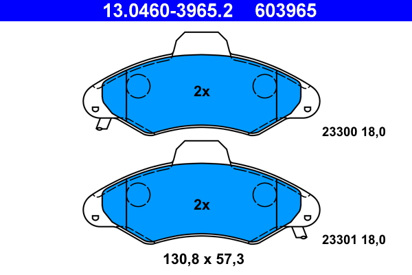 ATE Remblokset 13.0460-3965.2