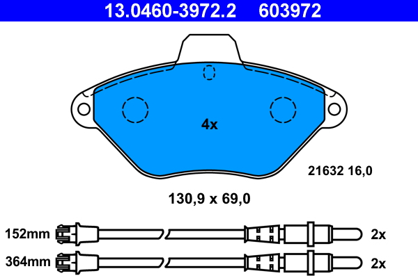 ATE Remblokset 13.0460-3972.2