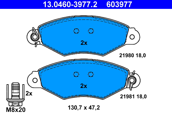 ATE Remblokset 13.0460-3977.2