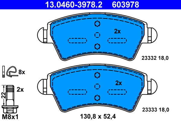 ATE Remblokset 13.0460-3978.2