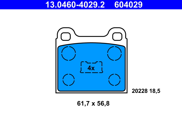 ATE Remblokset 13.0460-4029.2