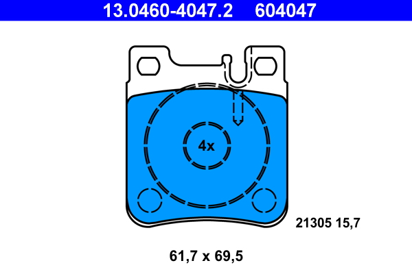 ATE Remblokset 13.0460-4047.2