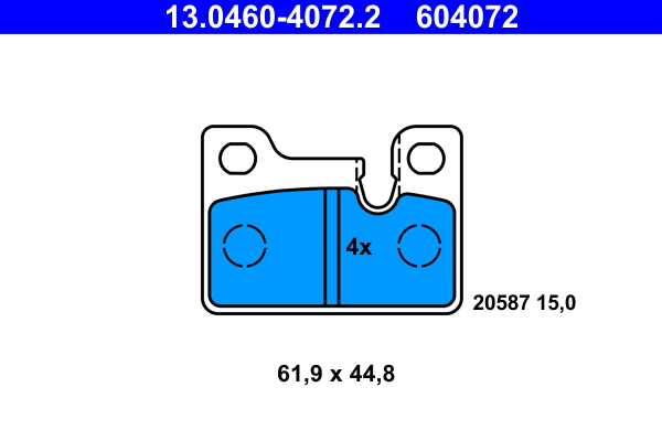 ATE Remblokset 13.0460-4072.2