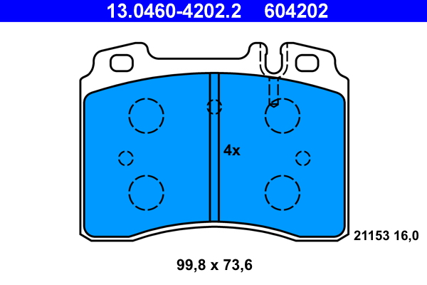 Remblokset ATE 13.0460-4202.2