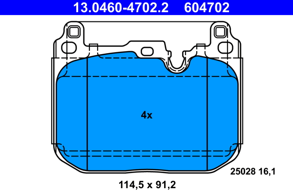 Remblokset ATE 13.0460-4702.2