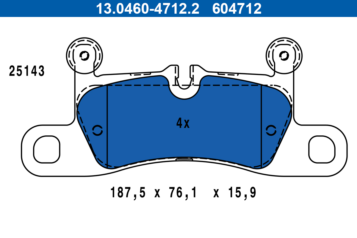 Remblokset ATE 13.0460-4712.2