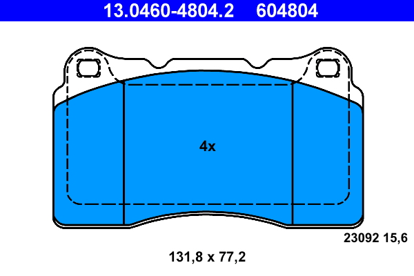 ATE Remblokset 13.0460-4804.2