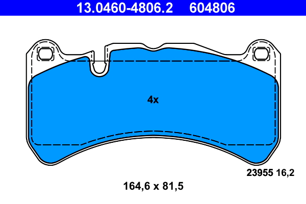 ATE Remblokset 13.0460-4806.2