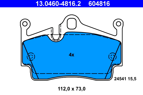 ATE Remblokset 13.0460-4816.2