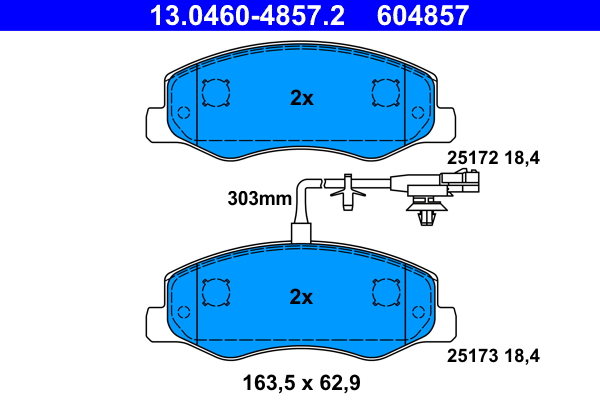 Remblokset ATE 13.0460-4857.2