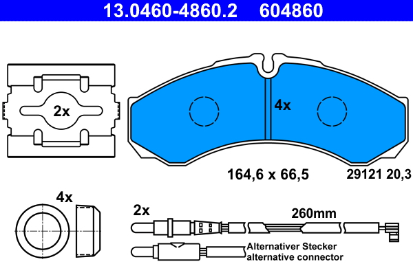 Remblokset ATE 13.0460-4860.2