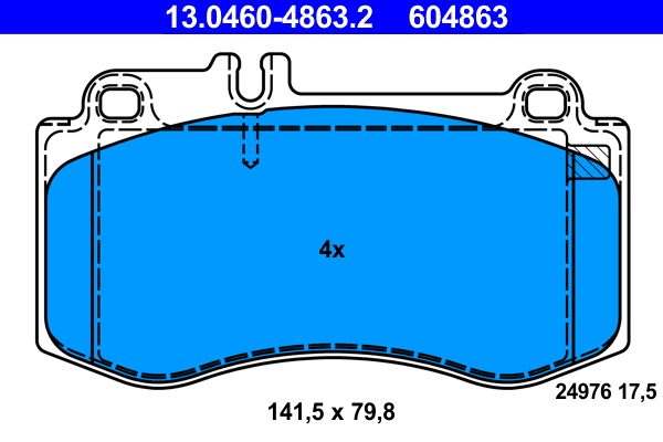 Remblokset ATE 13.0460-4863.2