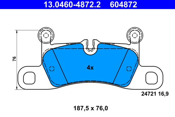 Remblokset ATE 13.0460-4872.2