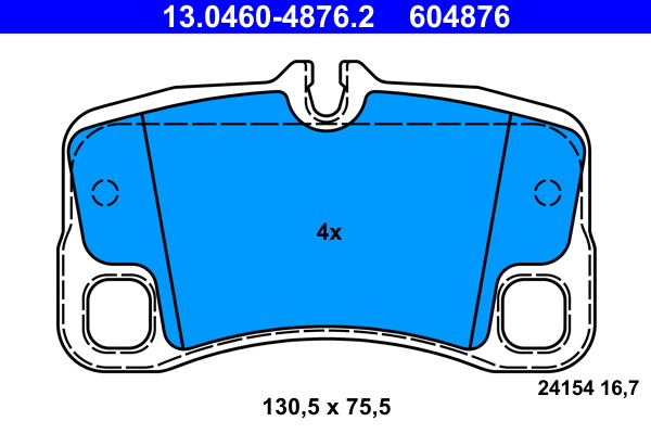 Remblokset ATE 13.0460-4876.2