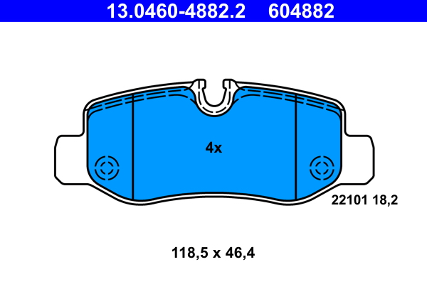 ATE Remblokset 13.0460-4882.2