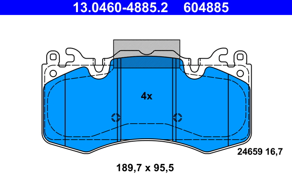 Remblokset ATE 13.0460-4885.2