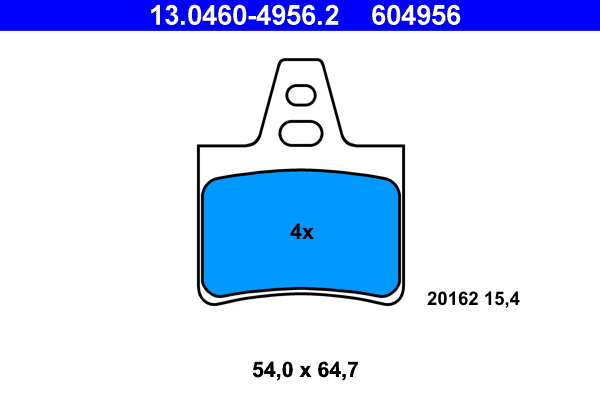 ATE Remblokset 13.0460-4956.2