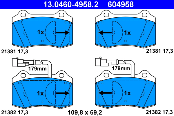 Remblokset ATE 13.0460-4958.2