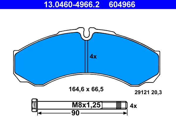 ATE Remblokset 13.0460-4966.2