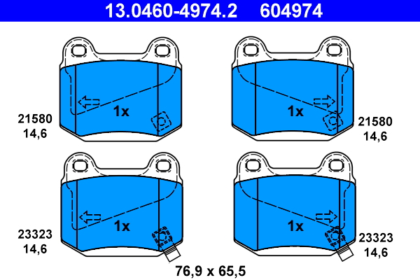 Remblokset ATE 13.0460-4974.2