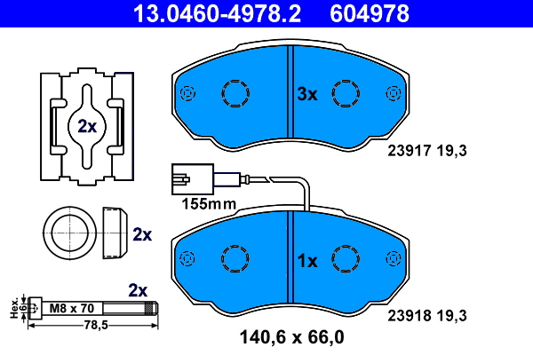 ATE Remblokset 13.0460-4978.2