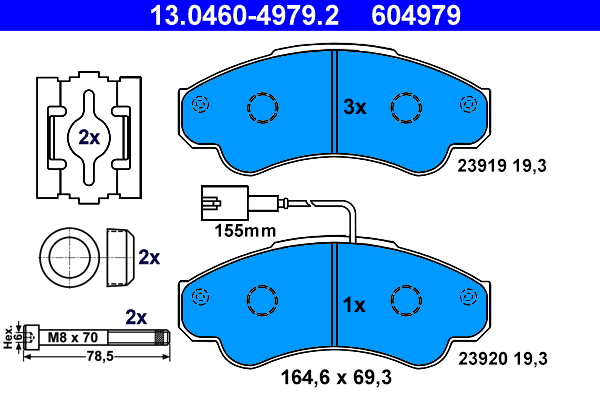 ATE Remblokset 13.0460-4979.2