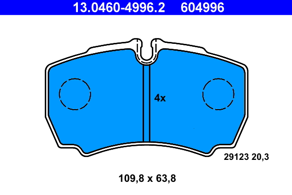 Remblokset ATE 13.0460-4996.2