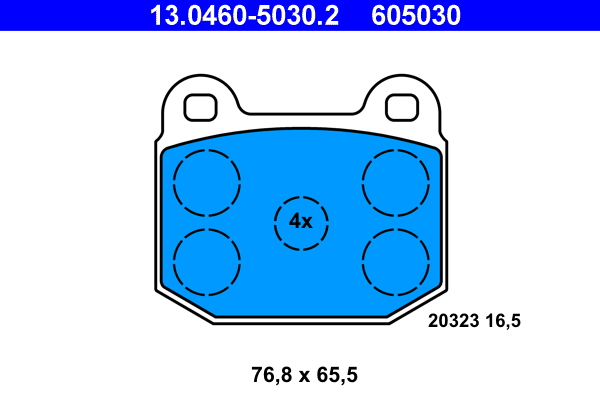 ATE Remblokset 13.0460-5030.2