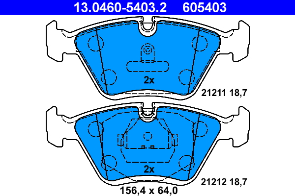 Remblokset ATE 13.0460-5403.2