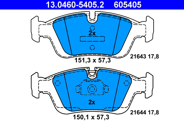 ATE Remblokset 13.0460-5405.2