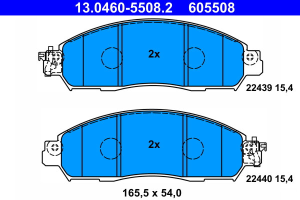 Remblokset ATE 13.0460-5508.2