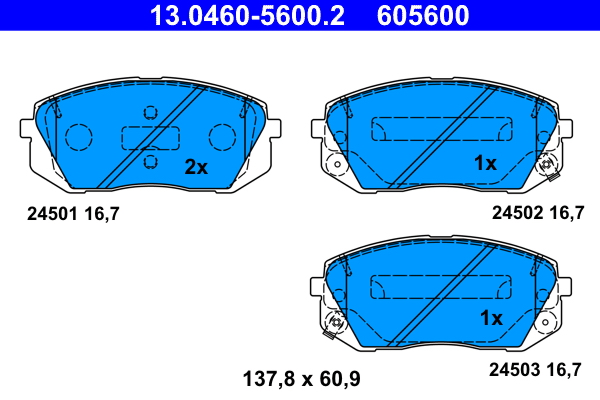 ATE Remblokset 13.0460-5600.2