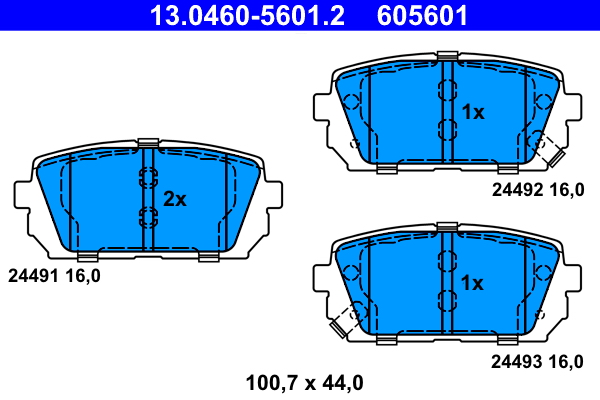 ATE Remblokset 13.0460-5601.2