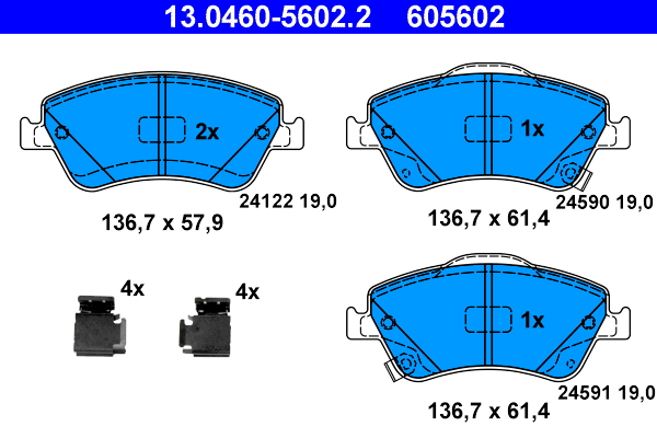 ATE Remblokset 13.0460-5602.2