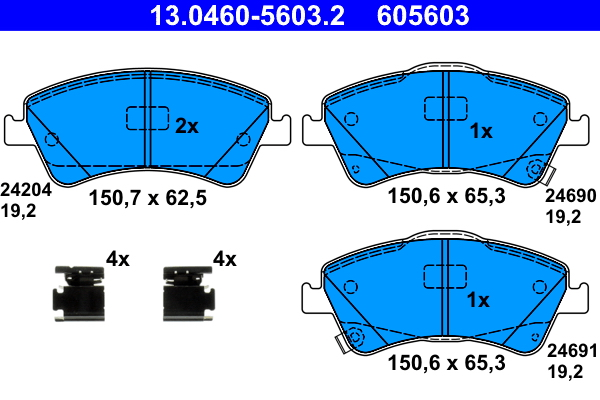 ATE Remblokset 13.0460-5603.2