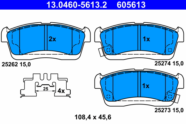 ATE Remblokset 13.0460-5613.2