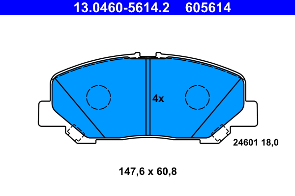 ATE Remblokset 13.0460-5614.2