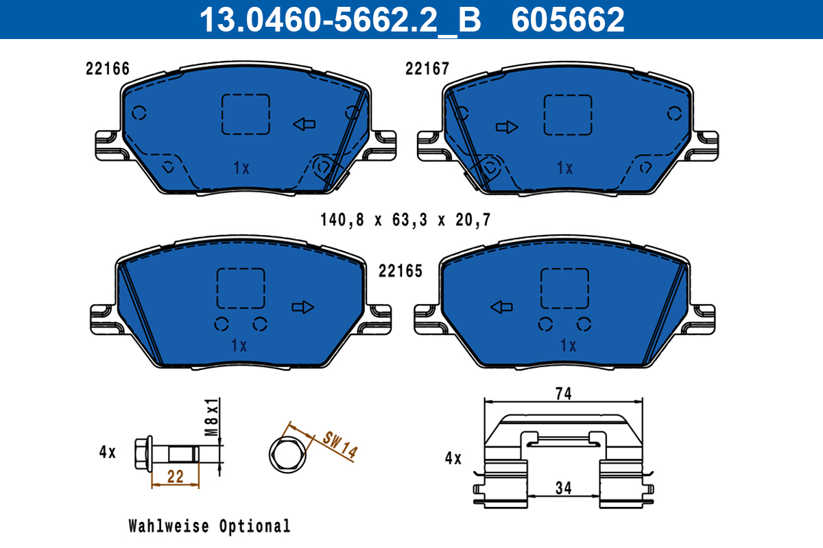 ATE Remblokset 13.0460-5662.2