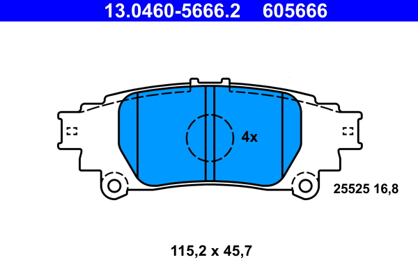 ATE Remblokset 13.0460-5666.2