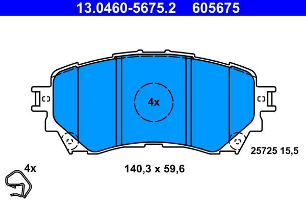 ATE Remblokset 13.0460-5675.2