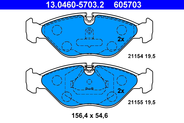 ATE Remblokset 13.0460-5703.2