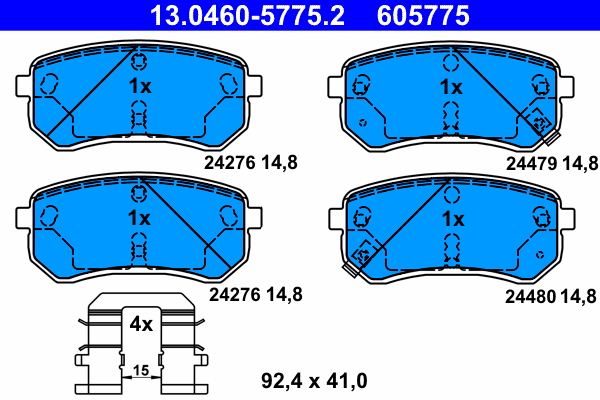 Remblokset ATE 13.0460-5775.2