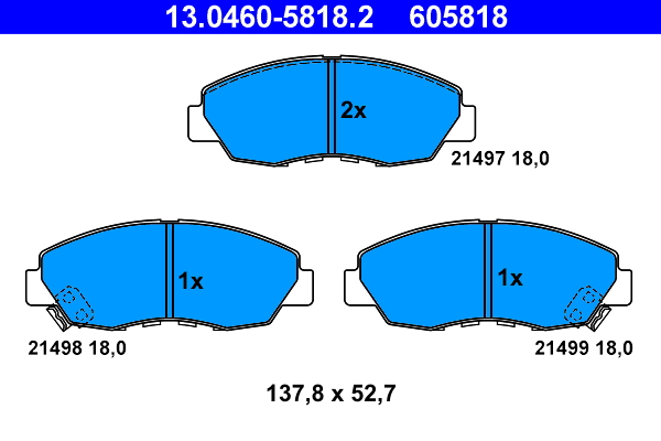 Remblokset ATE 13.0460-5818.2